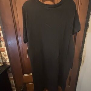 Better cotton Black Short Sleeve Dress